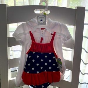 Carters Baby Swimsuit Hooded pullover Dress/Robe